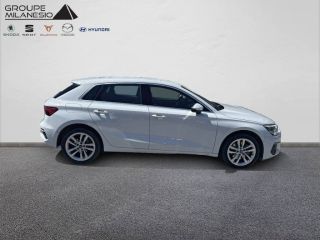 13290 : Hyundai Aix en Provence - Cap Milanesio - AUDI A3 SPORTBACK Business line - A3/S3/RS3 IV - Blanc - Automate sequentiel - Essence / Courant électrique