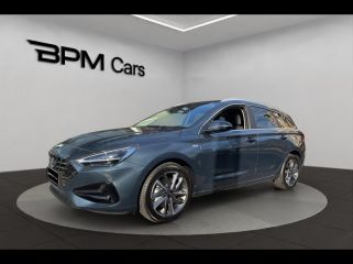 92250 : Hyundai La Garenne-Colombes - BPM Cars - HYUNDAI i30 SW - i30 SW - Teal Blue Métal - Traction - Essence/Micro-Hybride