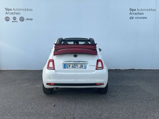 33260 : Hyundai Arcachon - Sipa Automobiles - FIAT 500C  - 500 II - BLANC - Boîte manuelle - Essence sans plomb