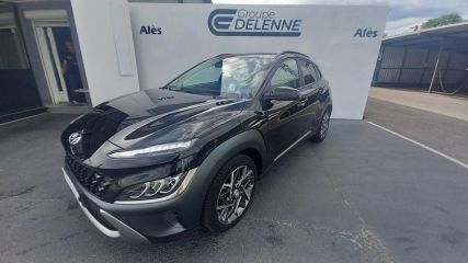 30100 : Hyundai Alès - Auto Hall - HYUNDAI KONA HYBRID Executive - KONA - Noir - Automate sequentiel - Essence / Courant électrique