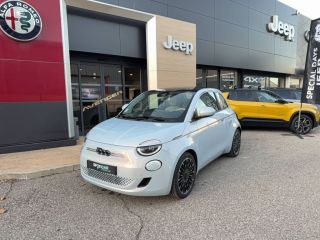 04100 : Hyundai Manosque - Pedinielli - FIAT 500e BERLINE MY22 SERIE 1 STEP 1 La Prima - 500 III - Bleu - Automate à fonct. Continu - Courant électrique