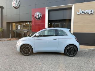 04100 : Hyundai Manosque - Pedinielli - FIAT 500e BERLINE MY22 SERIE 1 STEP 1 La Prima - 500 III - Bleu - Automate à fonct. Continu - Courant électrique