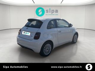 33140 : Hyundai - Sipa Automobiles – Bordeaux Sud - Villenave d’Ornon - FIAT 500e BERLINE Nouvelle 500 - 500 III ELECTRIQUE - Ice White - Automate à fonct. Continu - Courant électrique