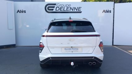 30100 : Hyundai Alès - Auto Hall - HYUNDAI KONA N Line Executive - KONA II - Blanc - Automate sequentiel - Essence / Courant électrique