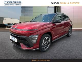 62700 : Hyundai Bruay-La-Buissière - Groupe Lempereur - HYUNDAI Kona - Kona - Ultimate Red métallisé/Toit/rétros Black - Traction - Hybride : Essence/Electrique