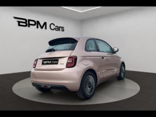 75013 : Hyundai Paris 13 - BPM Cars - FIAT 500 - 500 - Rose Gold métal - Traction - Electrique