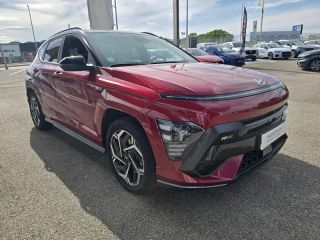 87280 : Hyundai Limoges - Motors Cars - HYUNDAI Kona - Kona - Ultimate Red métallisé/Toit/rétros Black - Traction - Hybride : Essence/Electrique