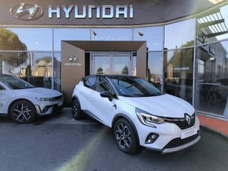 19100 : Hyundai Brive-la-Gaillarde - Garage Pouget - RENAULT Captur - Captur - Blanc Nacre - Traction - Hybride rechargeable : Essence/Electrique
