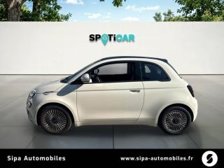 33260 : Hyundai Arcachon - Sipa Automobiles - FIAT 500e CABRIOLET Nouvelle 500 - 500 III ELECTRIQUE - Blanc - Automate à fonct. Continu - Courant électrique