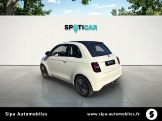 33260 : Hyundai Arcachon - Sipa Automobiles - FIAT 500e CABRIOLET Nouvelle 500 - 500 III ELECTRIQUE - Blanc - Automate à fonct. Continu - Courant électrique