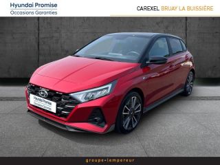 62700 : Hyundai Bruay-La-Buissière - Groupe Lempereur - HYUNDAI i20 - i20 - Dragon Red Métal/Toit/rétro Black - Traction - Essence/Micro-Hybride