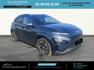 86000 : Hyundai Poitiers - Eco des Nations - HYUNDAI Kona - Kona - Bleu - Traction - Electrique