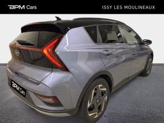 92250 : Hyundai La Garenne-Colombes - BPM Cars - HYUNDAI Bayon - Bayon - Meta Blue Métal/Toit+rétros Black - Traction - Essence