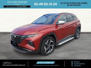 86000 : Hyundai Poitiers - Eco des Nations - HYUNDAI Tucson - Tucson - Rouge - Transmission intégrale - Hybride rechargeable : Essence/Electrique
