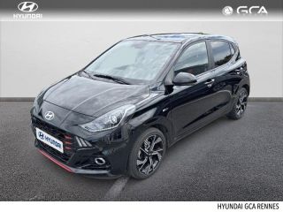 35510 : Hyundai Rennes - GCA - HYUNDAI i10 - i10 - Mangrove Green Métal/Toit/rétros Black - Traction - Essence