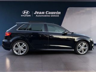 06130 : Hyundai Grasse - Garage Jean Cauvin - AUDI A3 SPORTBACK S Line Plus - A3 III - Noir - Boîte séquentielle - Diesel