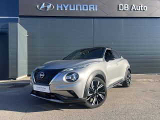21300 : Hyundai Dijon - Privilège Automobiles - NISSAN JUKE 2023 N-Design - JUKE II - Gris - Boîte hybride multimode - Essence / Courant électrique