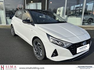 92250 : Hyundai Motor Company - HYUNDAI i20 - i20 - Atlas White Métal/Toit/rétros Black - Traction - Essence/Micro-Hybride