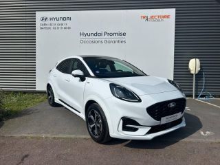 14100 : Hyundai Lisieux - Trajectoire Automobiles - FORD Puma - Puma - Blanc Glacier - Traction - Essence/Micro-Hybride