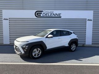 30100 : Hyundai Alès - Auto Hall - HYUNDAI KONA Intuitive - KONA II - Blanc - Automate sequentiel - Essence / Courant électrique