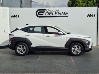 30100 : Hyundai Alès - Auto Hall - HYUNDAI KONA Intuitive - KONA II - Blanc - Automate sequentiel - Essence / Courant électrique