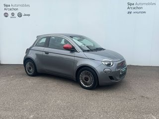 33260 : Hyundai Arcachon - Sipa Automobiles - FIAT 500e BERLINE (RED) - 500 III - Gris - Automate à fonct. Continu - Courant électrique