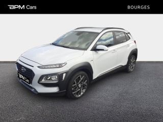 18230 : Hyundai Bourges - BPM Cars - HYUNDAI Kona - Kona - Chalk White Métal - Traction - Hybride : Essence/Electrique