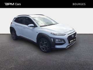 18230 : Hyundai Bourges - BPM Cars - HYUNDAI Kona - Kona - Chalk White Métal - Traction - Hybride : Essence/Electrique
