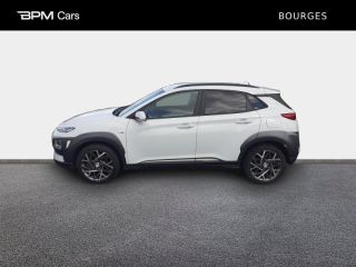 18230 : Hyundai Bourges - BPM Cars - HYUNDAI Kona - Kona - Chalk White Métal - Traction - Hybride : Essence/Electrique