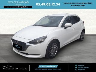 86000 : Hyundai Poitiers - Eco des Nations - MAZDA Mazda 2 - Mazda 2 - Blanc - Traction - Essence/Micro-Hybride