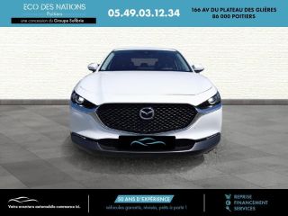 86000 : Hyundai Poitiers - Eco des Nations - MAZDA CX-30 - CX-30 - Blanc - Traction - Essence/Micro-Hybride