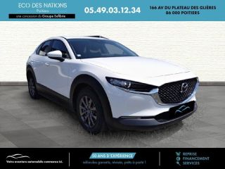 86000 : Hyundai Poitiers - Eco des Nations - MAZDA CX-30 - CX-30 - Blanc - Traction - Essence/Micro-Hybride