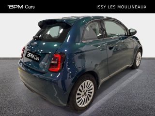 92130 : Hyundai ISSY-LES-MOULINEAUX - BPM Cars - FIAT 500 3+1 - 500 3+1 - Ocean Green métal - Traction - Electrique