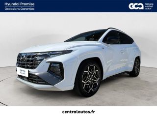 69340 : Hyundai Lyon Ouest - Groupe Central Autos - HYUNDAI TUCSON N Line Executive - TUCSON IV - Blanc - Automate sequentiel - Diesel