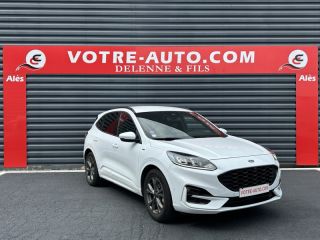 30100 : Hyundai Alès - Auto Hall - FORD KUGA ST-Line - KUGA III - Blanc - Automate à fonct. Continu - Essence / Ethanol / Courant électrique