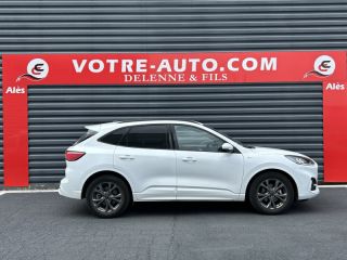 30100 : Hyundai Alès - Auto Hall - FORD KUGA ST-Line - KUGA III - Blanc - Automate à fonct. Continu - Essence / Ethanol / Courant électrique