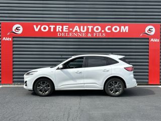 30100 : Hyundai Alès - Auto Hall - FORD KUGA ST-Line - KUGA III - Blanc - Automate à fonct. Continu - Essence / Ethanol / Courant électrique
