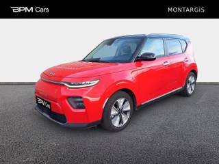 45200 : Hyundai Montargis - ELLIPSE Automobiles - KIA e-Soul - e-Soul - Rouge Inferno métal+Toit Noir Abyssinie - Traction - Electrique