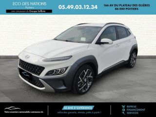 86000 : Hyundai Poitiers - Eco des Nations - HYUNDAI Kona - Kona - Atlas White - Traction - Hybride : Essence/Electrique