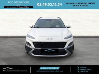 86000 : Hyundai Poitiers - Eco des Nations - HYUNDAI Kona - Kona - Atlas White - Traction - Hybride : Essence/Electrique
