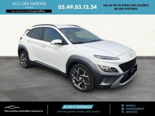 86000 : Hyundai Poitiers - Eco des Nations - HYUNDAI Kona - Kona - Atlas White - Traction - Hybride : Essence/Electrique