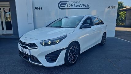 30100 : Hyundai Alès - Auto Hall - KIA CEED SW GT-line - CEED III - Blanc - Boîte automatique - Essence sans plomb