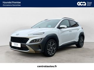 38200 : Hyundai Vienne - Groupe Central Autos - HYUNDAI KONA HYBRID Executive - KONA - Blanc - Automate sequentiel - Essence / Courant électrique
