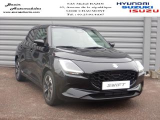 52000 : Hyundai Chaumont - Garage Michel Bazin - SUZUKI Swift - Swift - Super Black Pearl Metal - Traction - Essence/Micro-Hybride