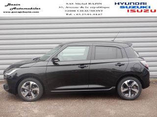 52000 : Hyundai Chaumont - Garage Michel Bazin - SUZUKI Swift - Swift - Super Black Pearl Metal - Traction - Essence/Micro-Hybride