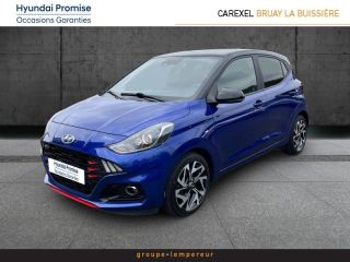 62700 : Hyundai Bruay-La-Buissière - Groupe Lempereur - HYUNDAI i10 - i10 - Intense Blue Métal/Toit/rétros Black - Traction - Essence