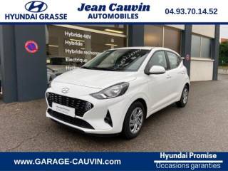 06130 : Hyundai Grasse - Garage Jean Cauvin - HYUNDAI i10 - i10 - Polar White - Blanc - Traction - Essence