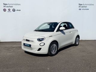 33260 : Hyundai Arcachon - Sipa Automobiles - FIAT 500e BERLINE MY22 SERIE 1 STEP 1 Icône &#039;2021&#039; - 500 III - Bossanova White - Automate à fonct. Continu - Courant électrique