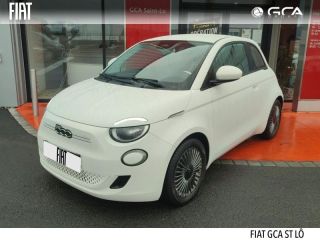 50000 : Hyundai Saint-Lô - GCA - FIAT 500 - 500 - Blanc - Traction - Electrique