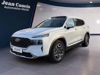 06130 : Hyundai Grasse - Garage Jean Cauvin - HYUNDAI SANTA FE Executive - SANTA FE IV - Blanc - Boîte automatique - Essence / Courant électrique